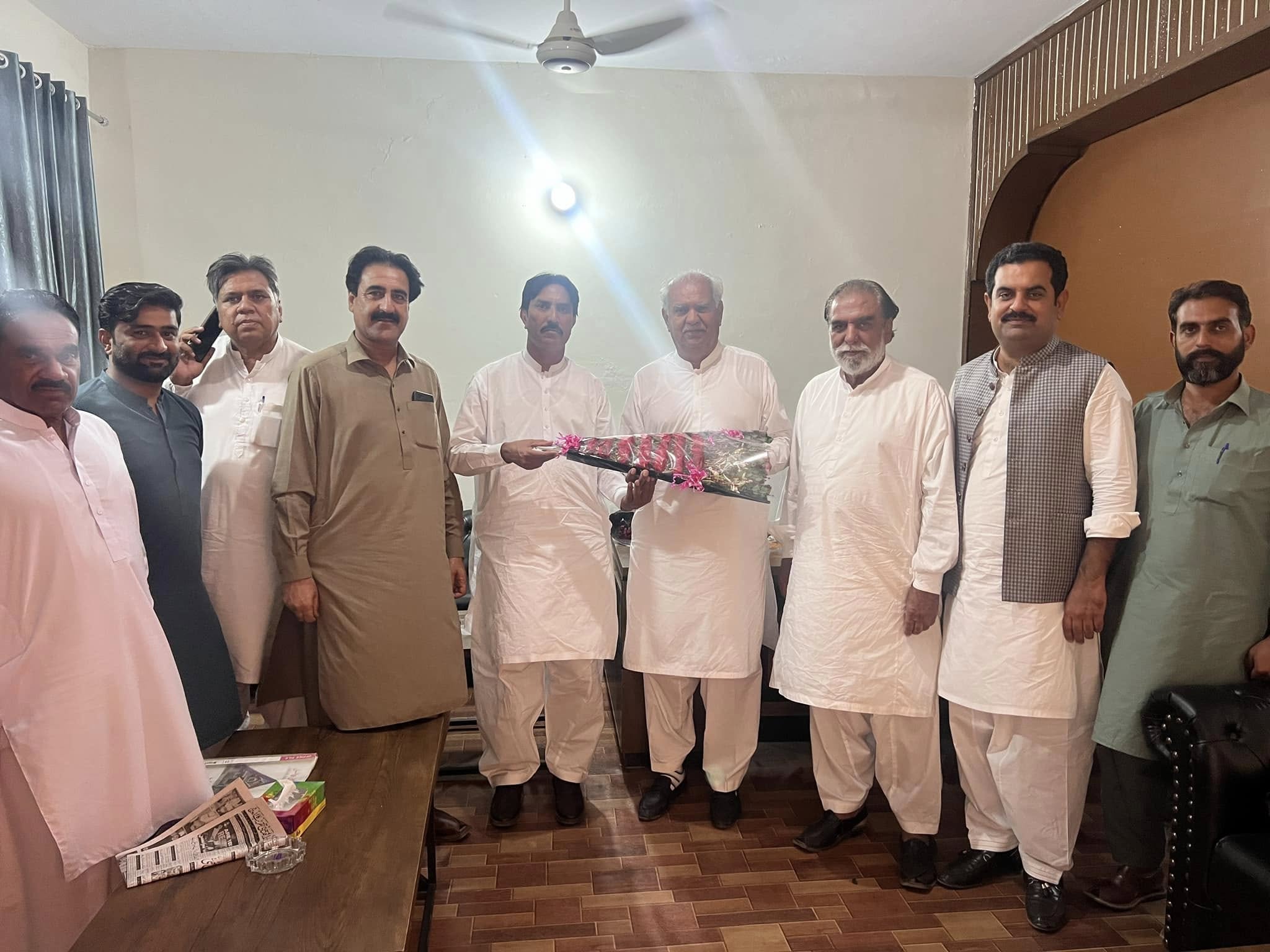 TCCI members with the former Chairman